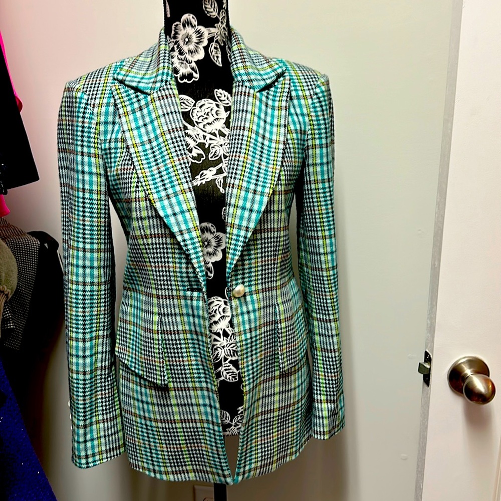 Plaid Tanya Taylor blazer